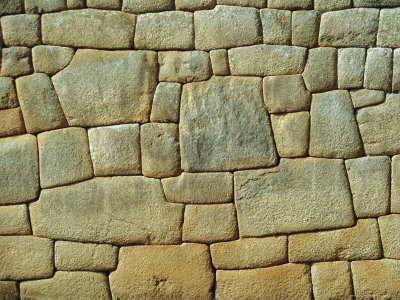 Typical Inca Wall, Machu