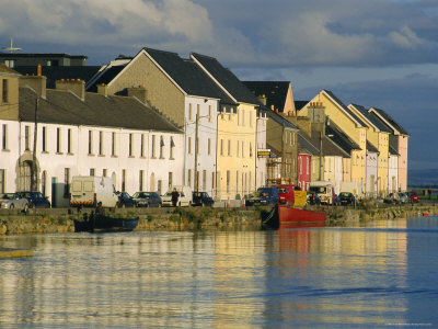 Long Walk View of Claddagh Quay, Galway Town, Co Galway, Ireland ...galway town 
