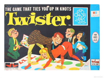 Twister Game Premium Poster