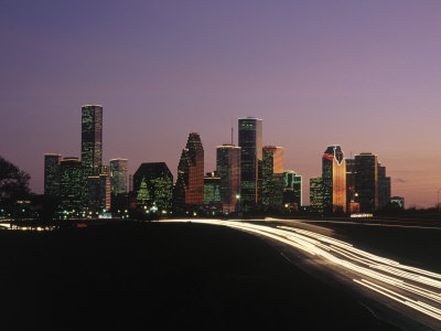 Night Skyline, Houston, Texas