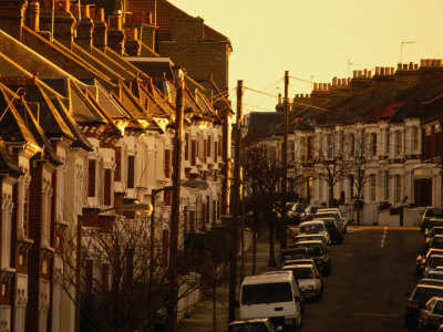 Rows of Identical Houses