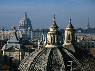 Domes of St. Peter's Basilica,