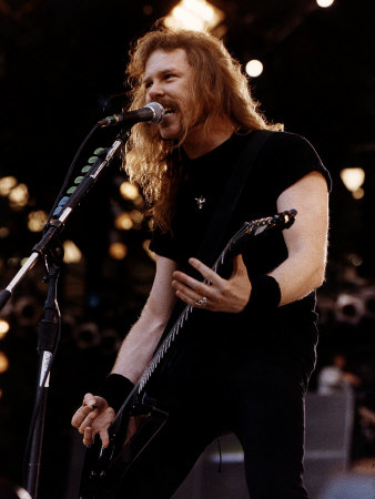 Metallica Guitarist James Hetfield Photographic Print zoom view in room