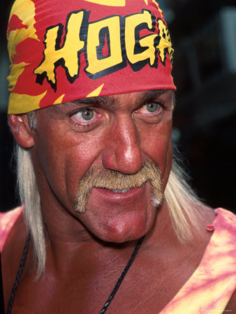 Professional Wrestler Hulk Hogan Premium Photographic Print