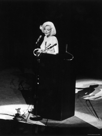 Marilyn Monroe Singing Happy Birthday at Democratic Rally for President 