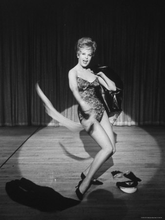 Actress Arlene Dahl in a Night Club Act Premium Photographic Print