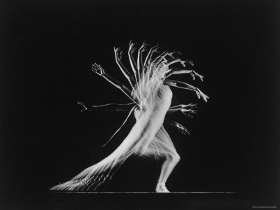 Multiple Exposure of an Arm Movement Made by Dancer Patricia McBride Premium
