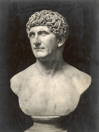 Marcus Antonius Mark Anthony Roman Statesman and Triumvir Portrait Bust 