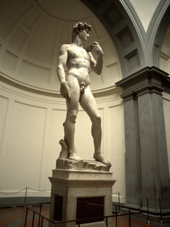 Michelangelo's Sculpture of David Florence Italy Photographic Print