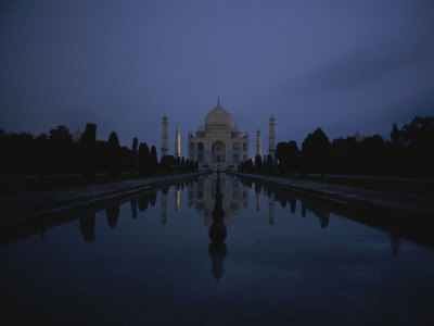 Night View of the Famous Taj