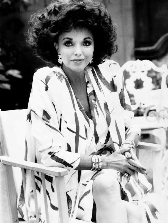Joan Collins Actress Starred in Dynasty September 1987 Photographic Print