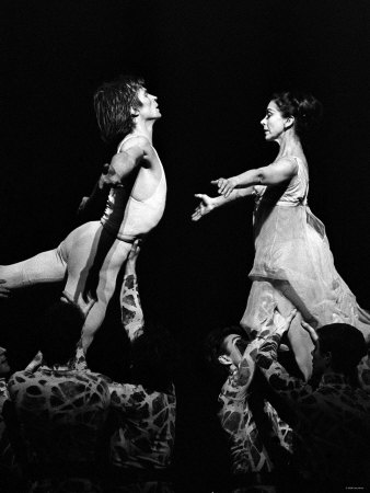 Rudolf Nureyev and Margot Fonteyn at Royal Ballet's Production of Pelleas et