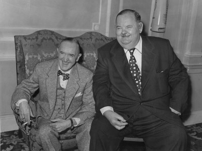 and Oliver Hardy Pictured
