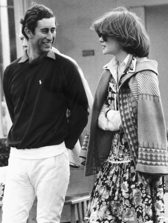 Prince Charles with Lady Sarah Spencer Sister of Princess Diana c1980