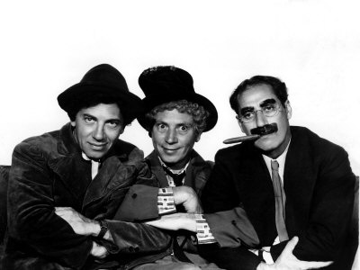 A Night at the Opera Chico Marx Harpo Marx Groucho Marx 1935