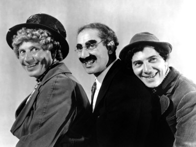 At the Circus Harpo Marx Groucho Marx Chico Marx 1939 Premium Poster