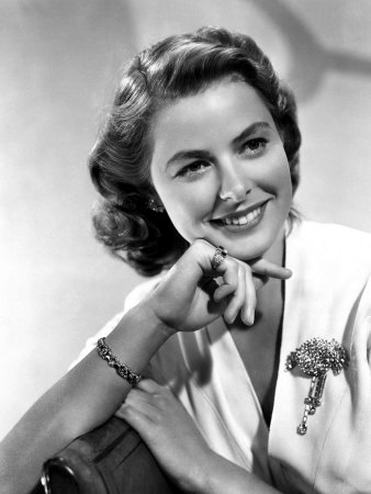 Portrait of Ingrid Bergman Premium Poster