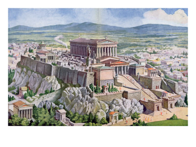 The Acropolis in Athens in