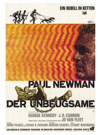 Cool Hand Luke German Movie Poster 1967 Giclee Print zoom view in room