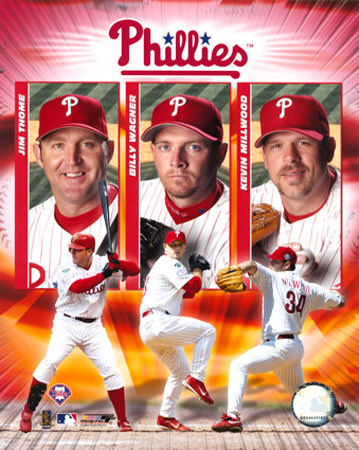 2004 Phillies "Big 3" Photograph 2004 Phillies "Big 3" Photograph