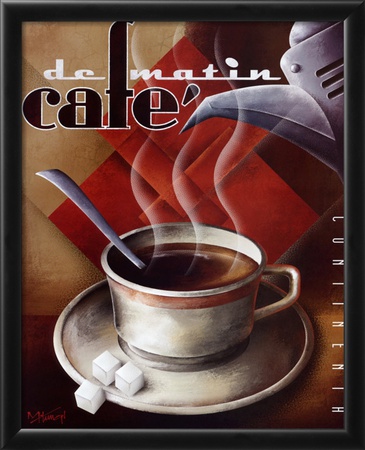 Cafe de Matin Framed Print Cafe de Matin Framed Print