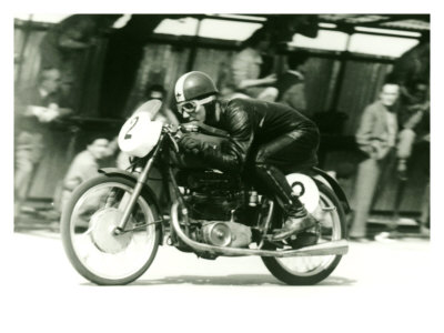 Mondial Motorcycle Race Giclee Print Mondial Motorcycle Race Giclee Print