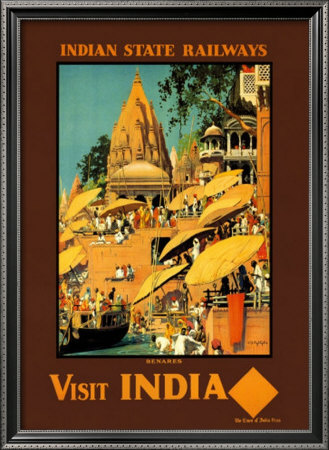 India Benares Framed Print India Benares Framed Print