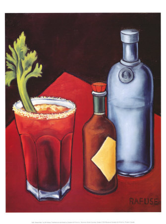 bloody mary. Bloody Mary Print by Will