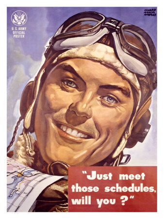 WWII, AAF Army Air Corps Giclee Print WWII, AAF Army Air Corps Giclee Print