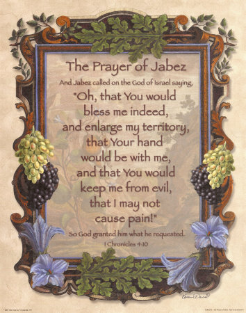 The Prayer of Jabez Print The Prayer of Jabez Print