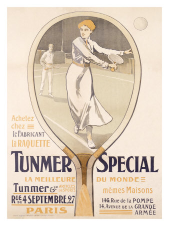 Tunmer Special Tennis Racquet Giclee Print Tunmer Special Tennis Racquet Giclee Print