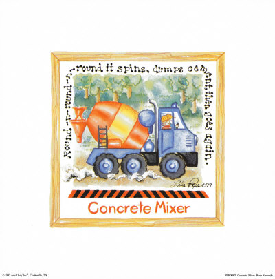 Concrete Mixer Print Concrete Mixer Print