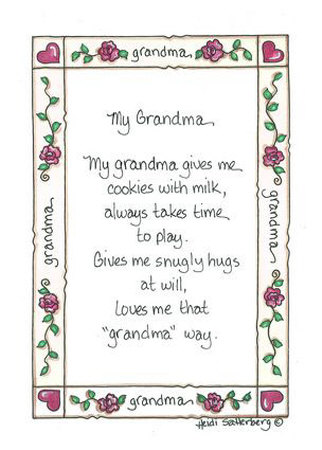 My Grandma Print My Grandma Print