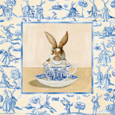 Teacup Bunny IV Print Teacup Bunny IV Print