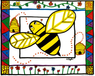 Bumble Bee Print Bumble Bee Print