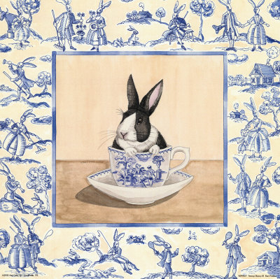 Teacup Bunny III Print Teacup Bunny III Print