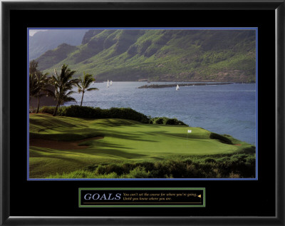 Goals - Golf Framed Print Goals - Golf Framed Print