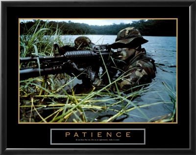 Patience - Soldier Framed Print Patience - Soldier Framed Print