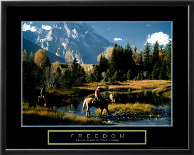 Freedom - Cowboys Framed Print Freedom - Cowboys Framed Print