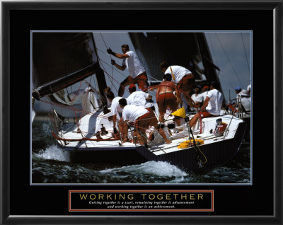 Working Together Framed Print Working Together Framed Print