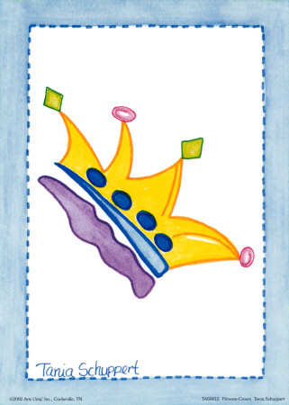 Princess, Crown Print Princess, Crown Print