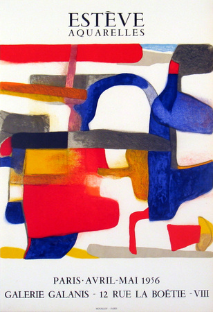 Aquarelles, 1956 Print Aquarelles, 1956 Print
