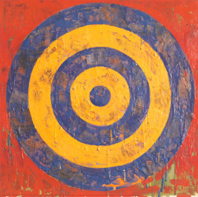 target. Target, 1974 Print by Jasper