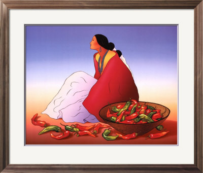 Navajo Chilis Framed Print Navajo Chilis Framed Print