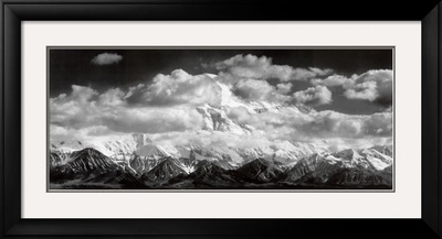 Mt. McKinley Range, Clouds, Denali National Park, Alaska, 1948 Framed Print Mt. McKinley Range, Clouds, Denali National Park, Alaska, 1948 Framed Print