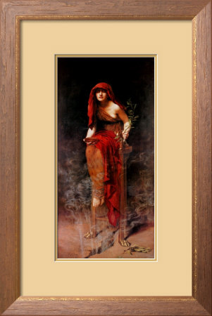Priestess of Delphi Framed Print Priestess of Delphi Framed Print