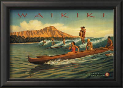 Waikiki Framed Print Waikiki Framed Print