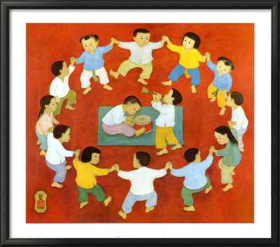 La ronde Framed Print La ronde Framed Print
