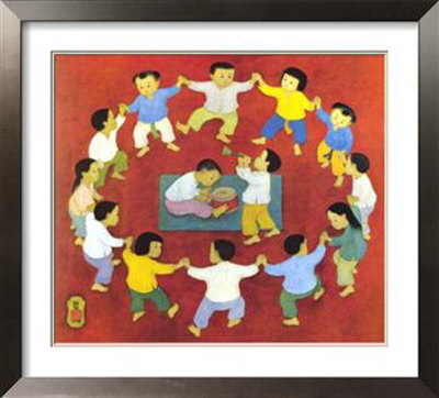 La ronde Framed Print La ronde Framed Print