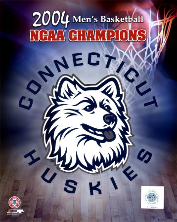 UCONN Logo - '04 Men's Champs Photograph UCONN Logo - '04 Men's Champs Photograph